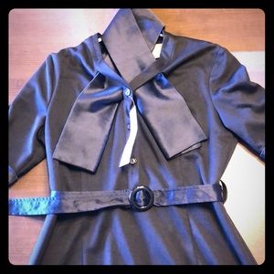 Lindy Bop Blue secretarial 1950s dress